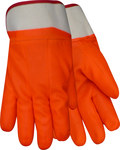 imagen de Red Steer TFO Orange Large PVC Work Gloves - Rough Finish - TFO-0614-L