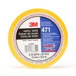 imagen de 3M 471 Amarillo Cinta de marcado - 3/4 pulg. Anchura x 36 yd Longitud - 5.2 mil Espesor - Un solo lado Adhesiva - 68852
