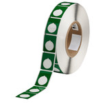 imagen de Brady THTEP-167-593-.5GN Rollo de etiquetas troqueladas para impresoras - 1.2 pulg. x 1 1/2 pulg. - Poliéster - Verde - B-593