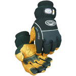 imagen de PIP Caiman MAG 2960 Black Large Grain Pigskin Cold Condition Gloves - Leather Palm & Fingertips Coating - 2960-5