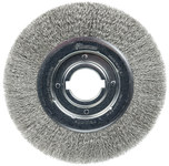 imagen de Weiler 06530 Wheel Brush - 10 in Dia - Crimped Stainless Steel Bristle