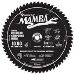imagen de Amana Mamba Serie Contratista Con la punta de carburo Hojas de sierra circular - diámetro de 10 pulg., 5/8 pulg. - MA10060