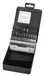 imagen de Precision Twist Drill C60R41C Juego de brocas de longitud de talón - Corte de mano derecha - Acabado Templado al vapor - Acero de alta velocidad - 5995677