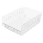 imagen de Akro-mils 138 cu in Transparente Polímero de grado industrial Estante Contenedor de almacenamiento - longitud 11 5/8 pulg. - Ancho 8 3/8 pulg. - Altura 4 pulg. - Compartimientos 1 - 30150SCLAR