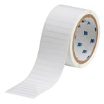 imagen de Brady THT-15-423-2.5 Rollo de etiquetas troqueladas para impresoras - 2 pulg. x 0.25 pulg. - Poliéster - Blanco - B-423
