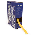 imagen de Brady BM-10X75-7643-YL Rollos de etiquetas troqueladas para impresora de transferencia térmica - Poliuretano de poliéter termoplástico - Amarillo - B-7643