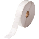 imagen de Brady THT-164-488-1-SC Rollo de etiquetas troqueladas para impresoras - 0.9 pulg. x 0.9 pulg. - Poliéster - Blanco - B-488