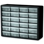 imagen de Akro-mils Gabinete para cajas 10124 - Plástico - Negro - 20 pulg. x 6 3/8 pulg. x 15 13/16 pulg.