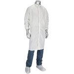 imagen de PIP Uniform Technology CFRZC-16WH-5PK White Small 99% polyester, 1% carbon Reusable Frock - 616314-34699