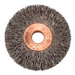 imagen de Weiler 15131 Wheel Brush - 1-3/8 in Dia - Crimped Steel Bristle