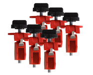 imagen de Brady Red Fiberglass Reinforced Nylon Circuit Breaker Lockout System 90854 - Pin Style - 1.23 in Width - 2.16 in Height - 662820-04643