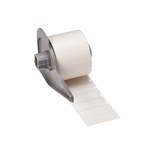 imagen de Brady M710 M7-29-498 Etiquetas reposicionables para impresora - 1.5 pulg. x 0.5 pulg. - Vinilo - Blanco - B-498