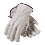 imagen de PIP 68-101 White X-Small Grain Cowhide Leather Driver's Gloves - Straight Thumb - 8.7 in Length - 68-101/XS