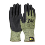 imagen de PIP G-Tek KEV 09-K1600 Yellow/Black 2XL Cut-Resistant Gloves - ANSI A7 Cut Resistance - Nitrile Foam Palm & Fingers Coating - 09-K1600/XXL