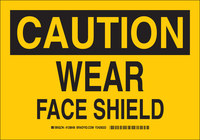 imagen de Brady B-555 Aluminio Rectángulo Cartel de PPE Amarillo - 14 pulg. Ancho x 10 pulg. Altura - 128649