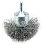 imagen de Weiler Steel Cup Brush - Unthreaded Stem Attachment - 2-3/4 in Diameter - 0.008 in Bristle Diameter - 10039