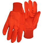 imagen de PIP 30PCF Hi-Vis Orange Large Cotton/Polyester Work Gloves - Straight Thumb