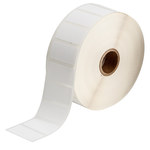 imagen de Brady THT-136-7425-2-SC Rollo de etiquetas troqueladas para impresoras - 0.75 pulg. x 1 1/2 pulg. - Polipropileno - Blanco - B-7425