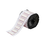 imagen de Brady B33-500-2-7642 Funda de impresora troquelada - 2 pulg. x 1/2 pulg. - Blanco - B-7642