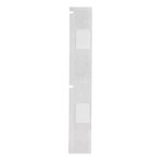 imagen de Brady M4-206-RO-427 Etiquetas envolventes autolaminables - 0.5 pulg. x 1.75 pulg. - Vinilo - Negro sobre blanco, transparente - B-427