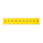 imagen de Brady 3430-DSH Etiqueta de puntuación - Perforar - Negro sobre amarillo - 7/8 pulg. x 1 1/2 pulg. - B-498