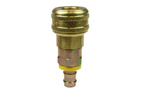 imagen de Coilhose Automatic Coupler 586AL - 3/8 in ID Lock-On Thread - Brass - 12281