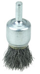 imagen de Weiler Steel Cup Brush - Unthreaded Stem Attachment - 3/4 in Diameter - 0.010 in Bristle Diameter - Cup Material: Coated - 11004