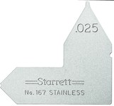 imagen de Starrett Acero Medidor de radio - 167-025