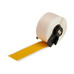 imagen de Brady M610 M6C-1000-581-YL Rollo de etiquetas para impresora - 1 pulg. x 50 pies - Vinilo - Amarillo - B-581