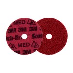 imagen de 3M Scotch-Brite Juego de destornilladores de precisión Rojo Disco autoadherente de precisión para acondicionamiento de superficies - Juego de destornilladores de precisión - 4 pulg. - Mediano - 89229