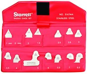 imagen de Starrett Acero Juego de medidores de radio - S167MAZ