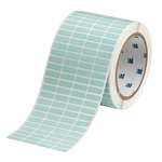 imagen de Brady UltraTemp 146029 Etiquetas imprimibles de transferencia térmica - 3/4 pulg. x 1/4 pulg. - Poliimida - Verde - B-776