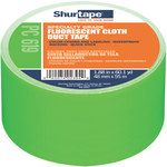 imagen de Shurtape PC 619 Verde fluorescente Cinta para ductos - 48 mm Anchura x 55 m Longitud - 9 mil Espesor - SHURTAPE 166122