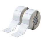 imagen de Brady THTEP-178-593-.5 Rollo de etiquetas troqueladas para impresoras - 3 pulg. x 3 1/2 pulg. - Poliéster - Blanco - B-593