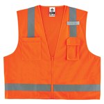 imagen de Ergodyne Glowear 8249Z Chaleco de alta visibilidad 24017 - tamaño 2EG/3EG - Poliéster - Naranja de alta visibilidad - ANSI clase 2