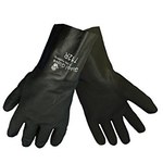 imagen de Global Glove 712R Negro XL Jersey/PVC Guantes de trabajo - acabado Áspero - Longitud 12 pulg. - 712r xl