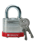 imagen de Brady Candado de seguridad con llave - Ancho 1 9/16 pulg. - 99500