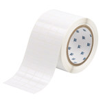 imagen de Brady THT-57-423-10 Rollo de etiquetas troqueladas para impresoras - 0.7 pulg. x 0.375 pulg. - Poliéster - Blanco - B-423