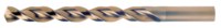 imagen de Cleveland Q-Cobalt 2075 Wide Land Parabolic Taladro de Jobber - Corte de mano derecha - Punta Dividir 135° - Acabado Sorbete - Longitud Total 4.9213 pulg. - Flauta Espiral - Acero De Alta Velocidad M4