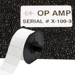 imagen de Brady B33-18-489 Rollo de etiquetas troqueladas para impresoras - 3 pulg. x 1 pulg. - Poliéster - Blanco - B-489
