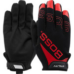 imagen de PIP Boss 120-MU1210T Black Small Synthetic Leather Mechanic's Gloves - 120-MU1210T/S