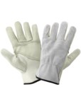 imagen de Global Glove 3200PP Gray Medium Grain Cowhide Leather Driver's Gloves - Keystone Thumb - 3200PP/MD