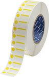 imagen de Brady THT-250-494-YL Etiquetas imprimibles de transferencia térmica - 1 pulg. x 0.5 pulg. - Poliéster - Blanco/amarillo - B-494