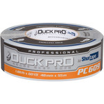 imagen de Shurtape Duck Pro PC 609 Plateado Cinta para ductos - 48 mm Anchura x 55 m Longitud - 10 mil Espesor - SHURTAPE 105454