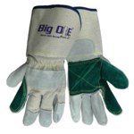 imagen de Global Glove Big Ole 2100GCDP Verde/Blanco XL Cuero Dividir Cuero Guantes de trabajo - 2100GCDP XL