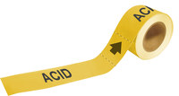 imagen de Brady Pipe Markers-To-Go 20400 Marcador de tubería autoadhesivo - Plástico - Negro sobre amarillo - B-736
