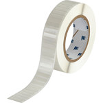 imagen de Brady THT-199-498-3 Rollo de etiquetas troqueladas para impresoras - 1.5 pulg. x 1/4 pulg. - Vinilo - Blanco - B-498