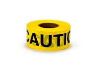 imagen de 3M Scotch 330 Yellow Warning Tape - Pattern/Text = CAUTION - 3 in Width x 1000 ft Length - 3 mil Thick - 58371