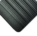 imagen de Wearwell Deluxe Tuf Sponge Tapete antifatiga 442.58x4x60BYL - 4 pies x 60 pies - Esponja de vinilo - Estriado - Negro/Amarillo - 09647