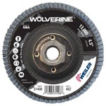 imagen de Weiler Wolverine Type 27 Flap Disc 31408 - Zirconium - 4-1/2 in - 40 - Coarse